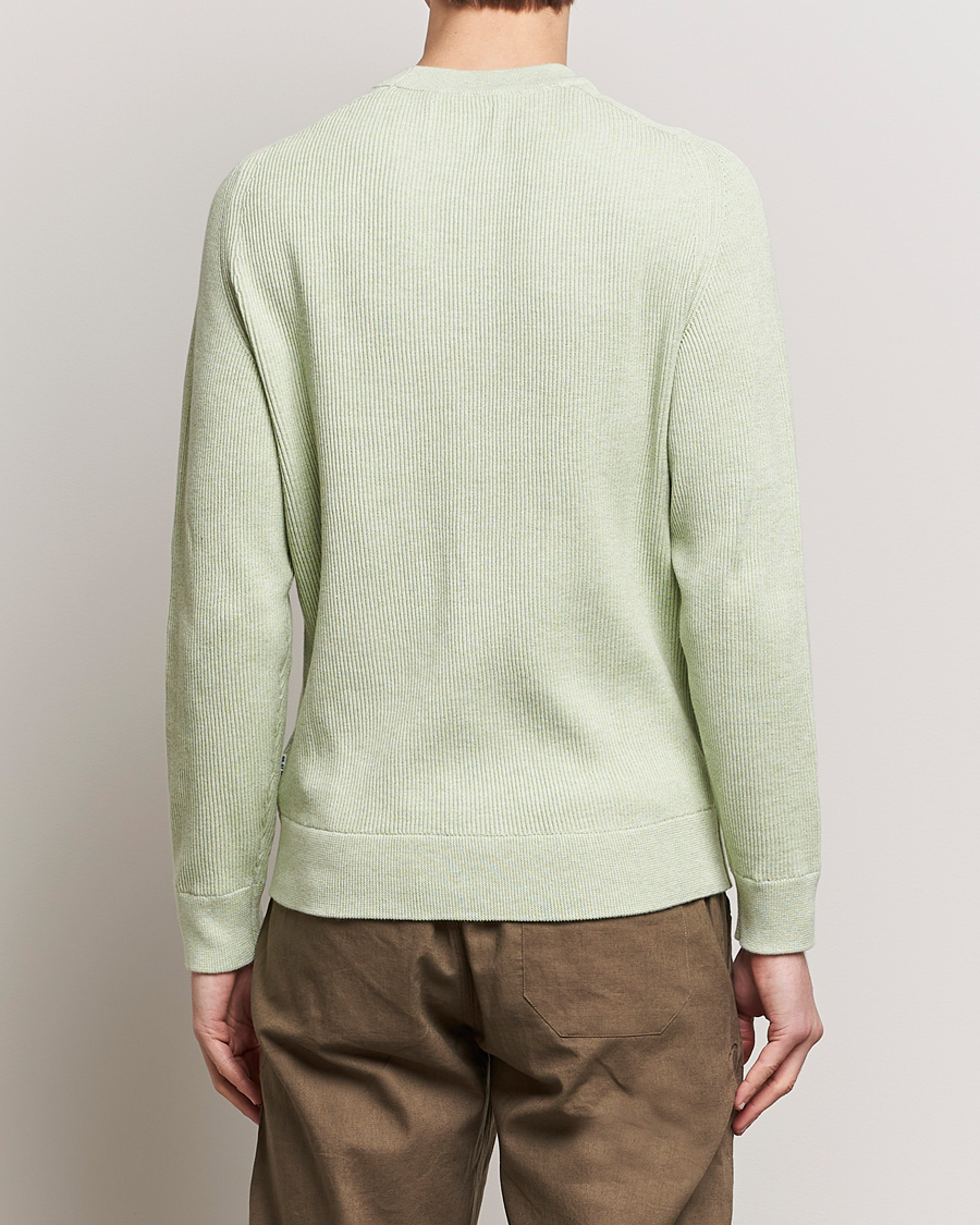 Men | Sweaters & Knitwear | NN07 | Kevin Cotton Knitted Sweater Lime Green