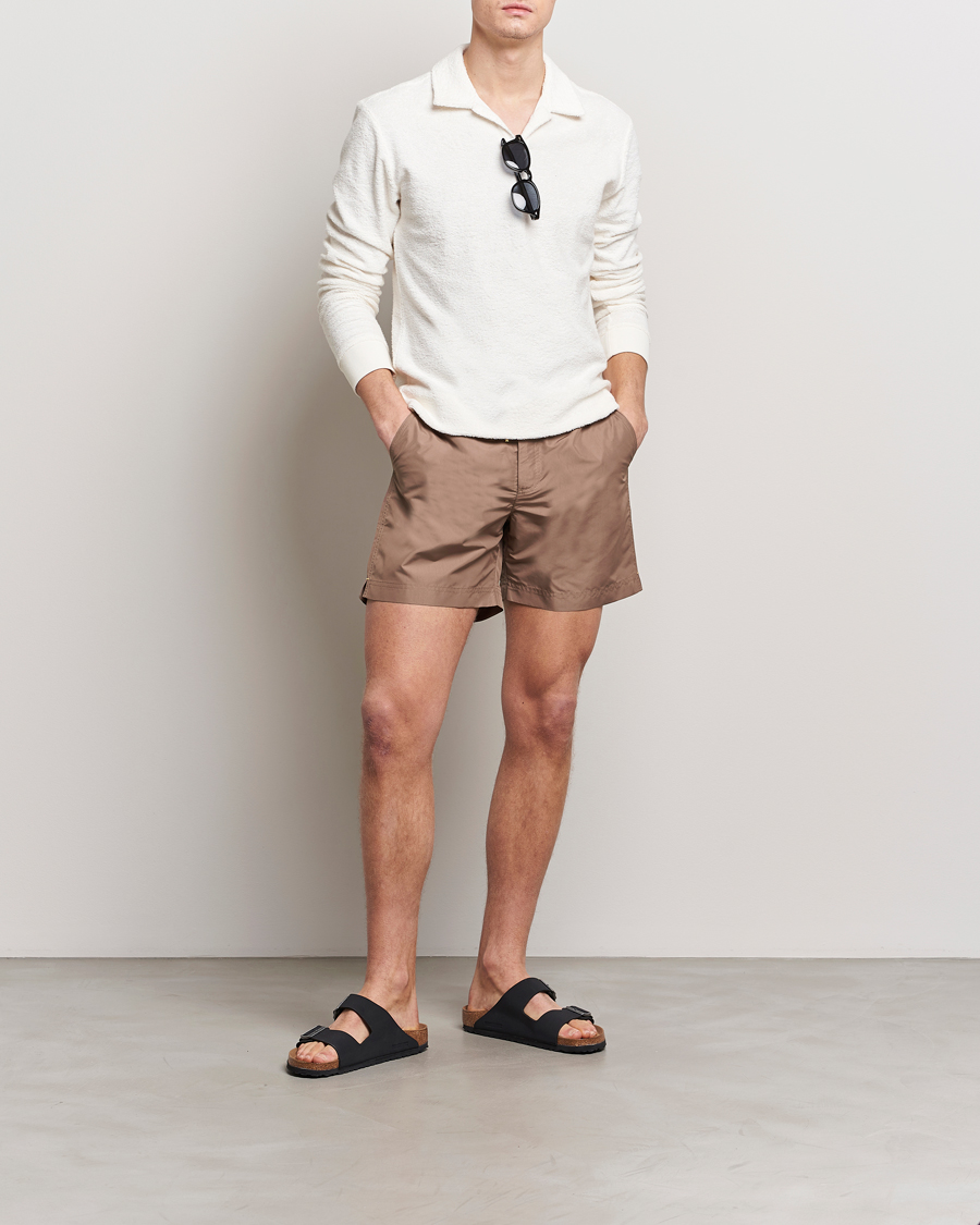 Men | Swimwear | Orlebar Brown | Bulldog Drawcord Swimshorts Plum Wine