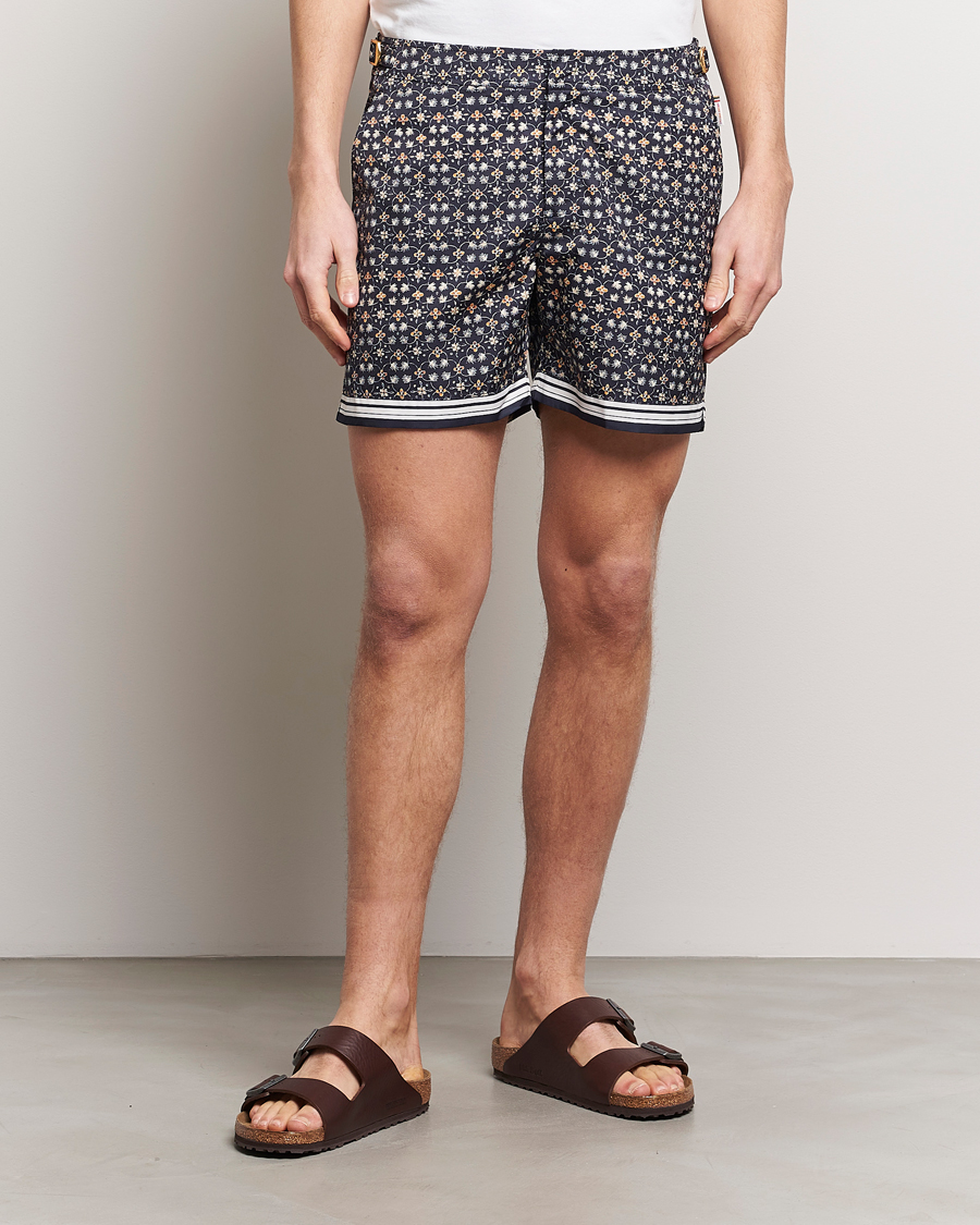 Men | Swimwear | Orlebar Brown | Bulldog Fiore Swimshorts Night Iris