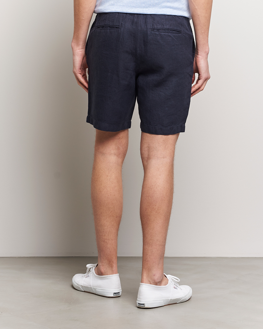 Men | Shorts | Orlebar Brown | Cornell Linen Shorts Night Iris