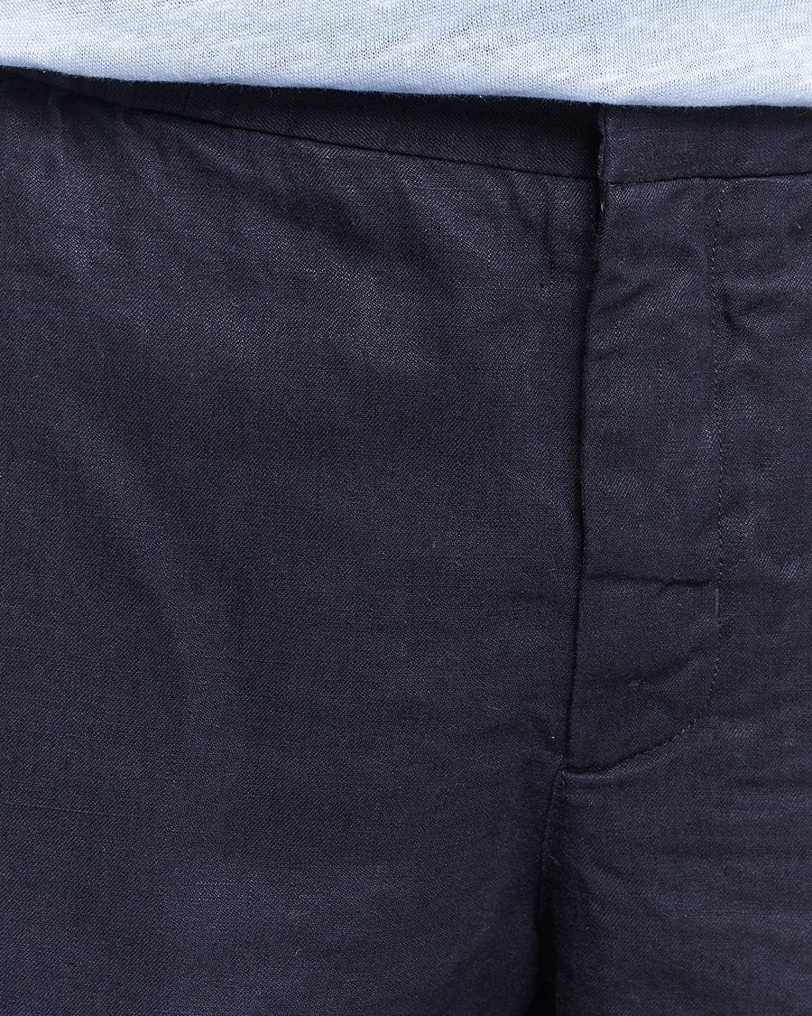Men | Shorts | Orlebar Brown | Cornell Linen Shorts Night Iris