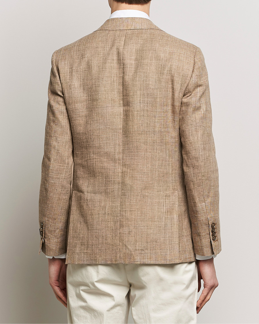 Men | Blazers | Morris Heritage | Mike Cotton/Linen Structure Blazer Light Brown