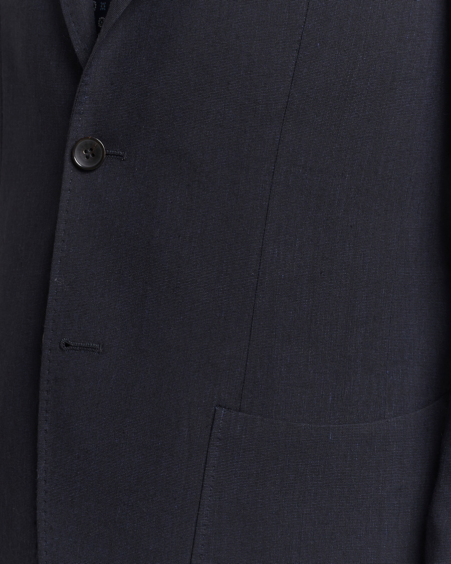 Men | Blazers | Morris Heritage | Summer Linen Blazer Navy