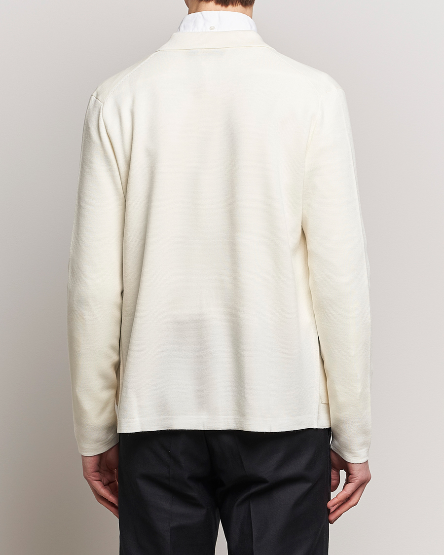 Men | Sweaters & Knitwear | Morris Heritage | Craig Merino Dress Cardigan White