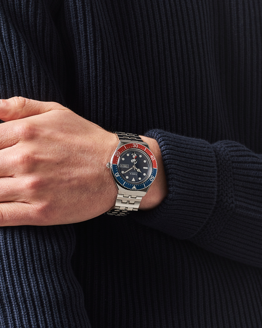 Men | Timex M79 X Peanuts Masked Marvel Automatic 40mm Blue Dial | Timex | M79 X Peanuts Masked Marvel Automatic 40mm Blue Dial