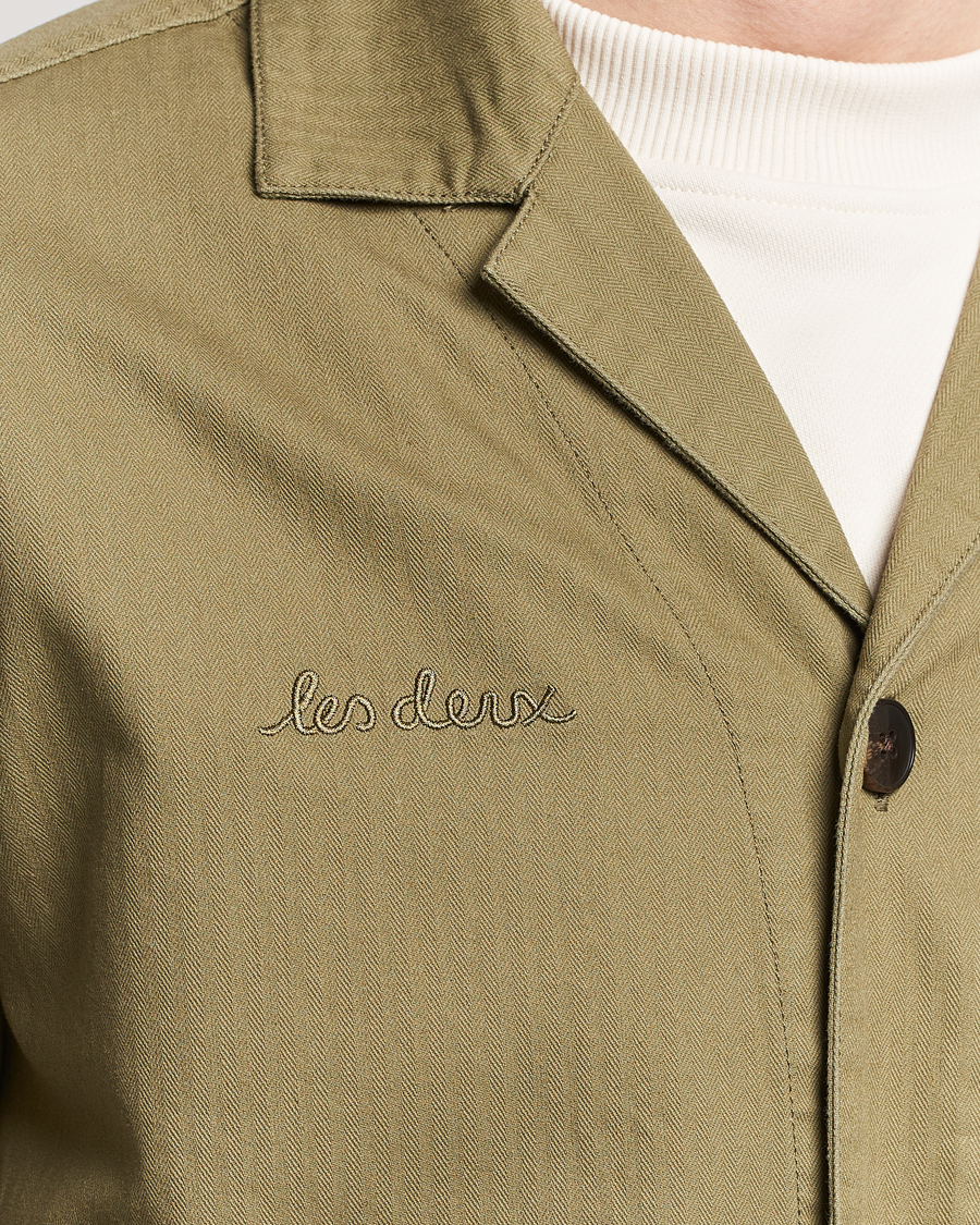 Men | Shirts | LES DEUX | Lester Fatigue Shirt Surplus Green