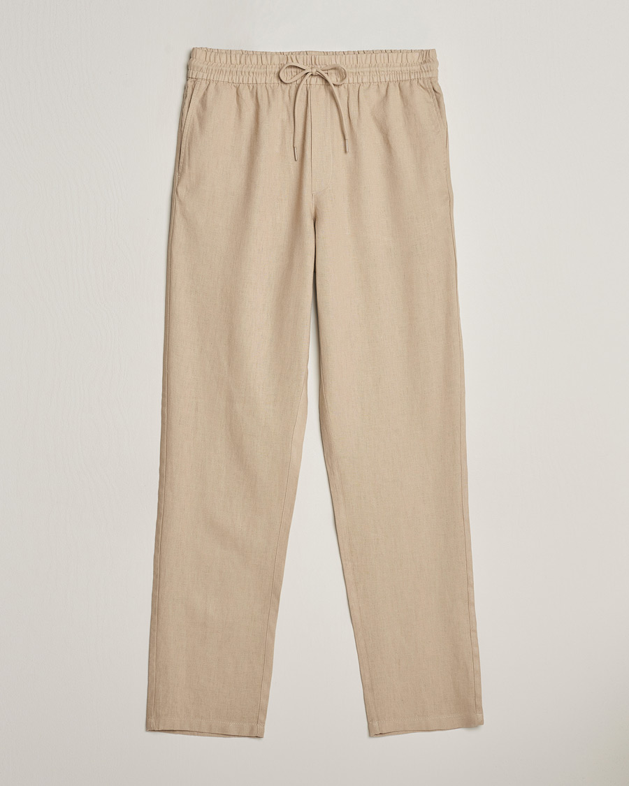 Men | Trousers | LES DEUX | Patrick Linen Pants Light Desert Sand