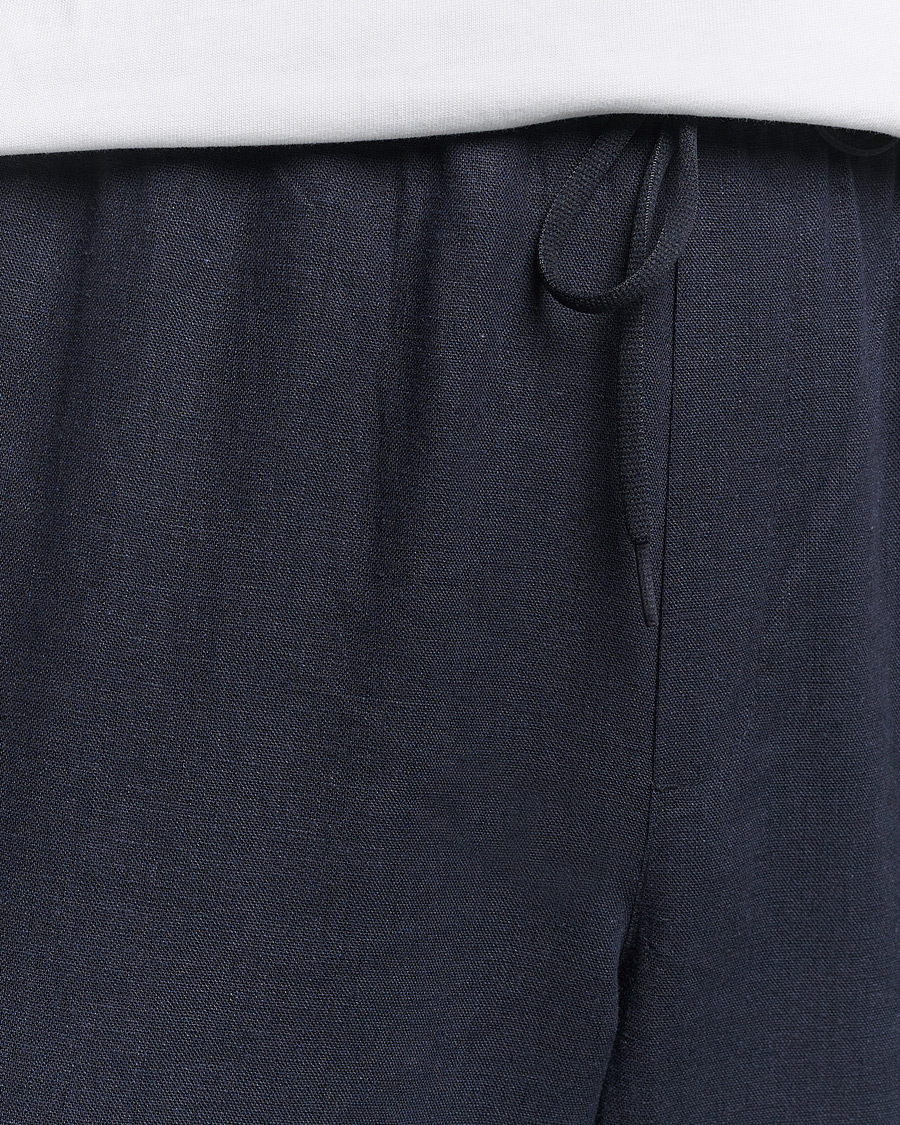 Men | Trousers | LES DEUX | Patrick Linen Pants Dark Navy