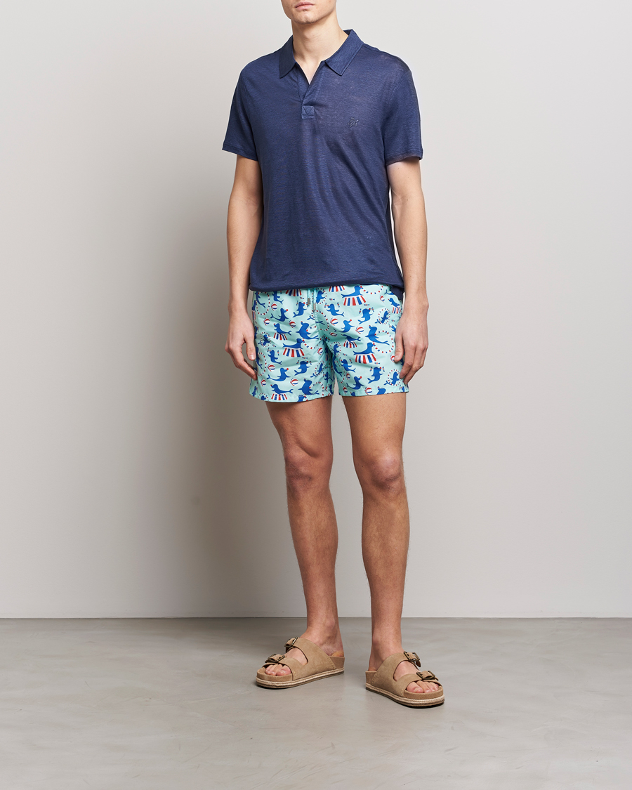 Men | Swimwear | Vilebrequin | Moorea Printed Swimshorts Thalessa