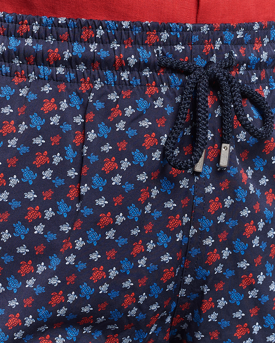 Men | Swimwear | Vilebrequin | Moorea Printed Swimshorts Bleu Marine