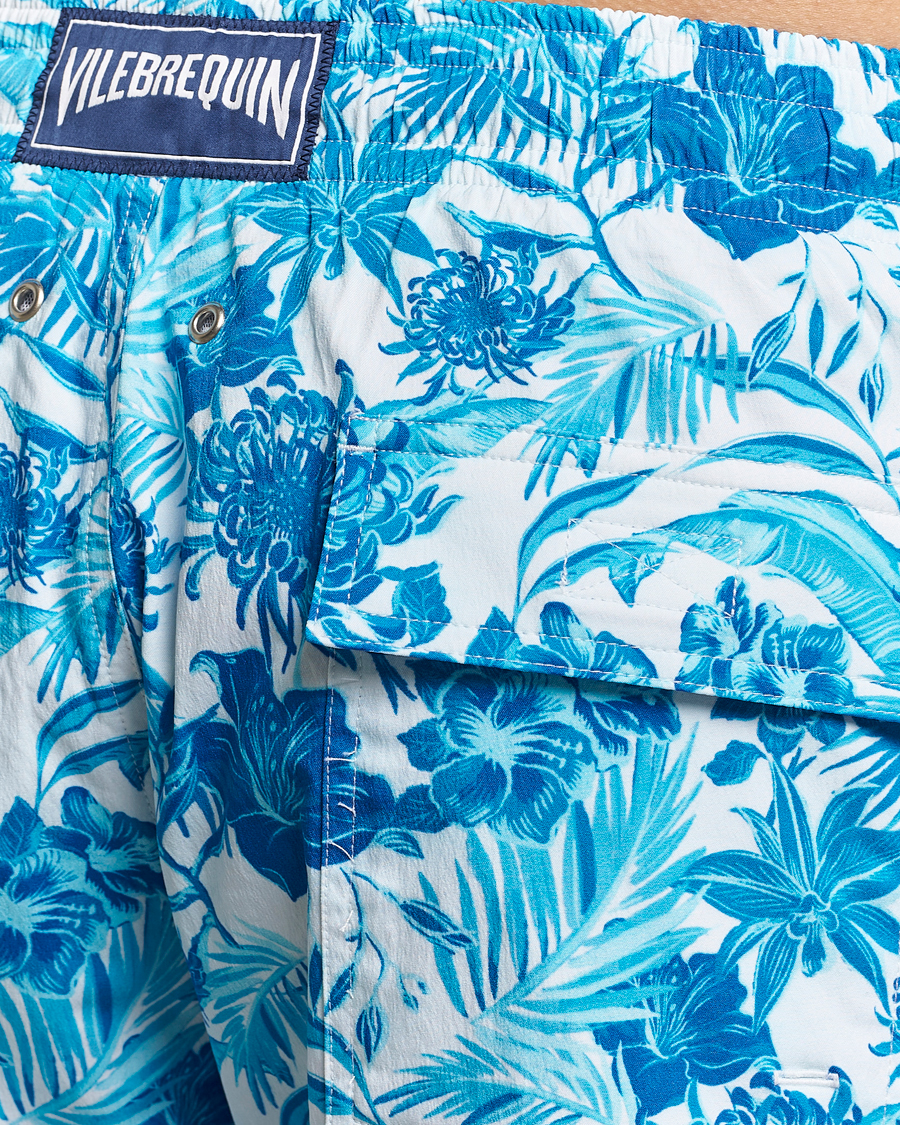 Men | Swimwear | Vilebrequin | Moorise Printed Swimshorts Blanc