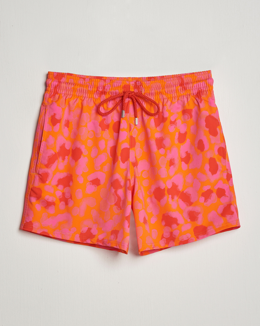 Men | Vilebrequin Moorise Printed Swimshorts Abricot | Vilebrequin | Moorise Printed Swimshorts Abricot