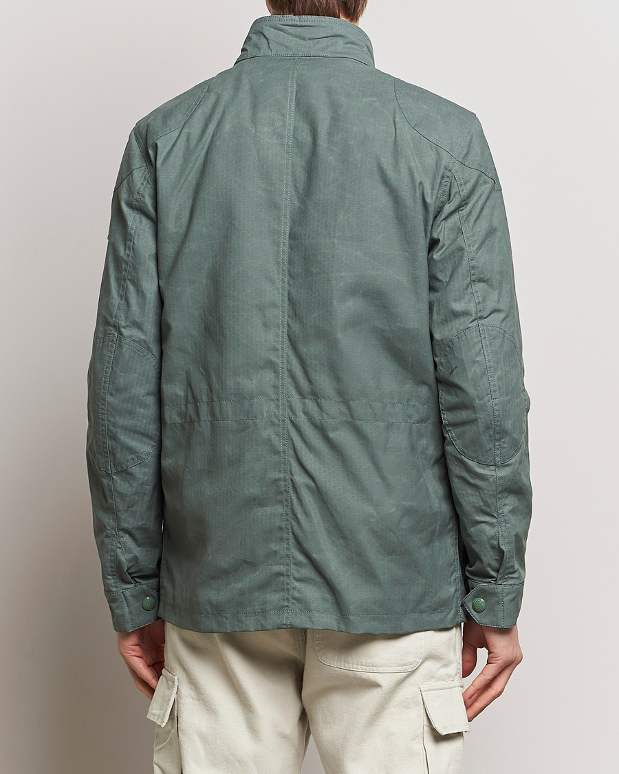 Men | Coats & Jackets | Belstaff | Landsport Dry Wax Fieldmaster Mineral Green