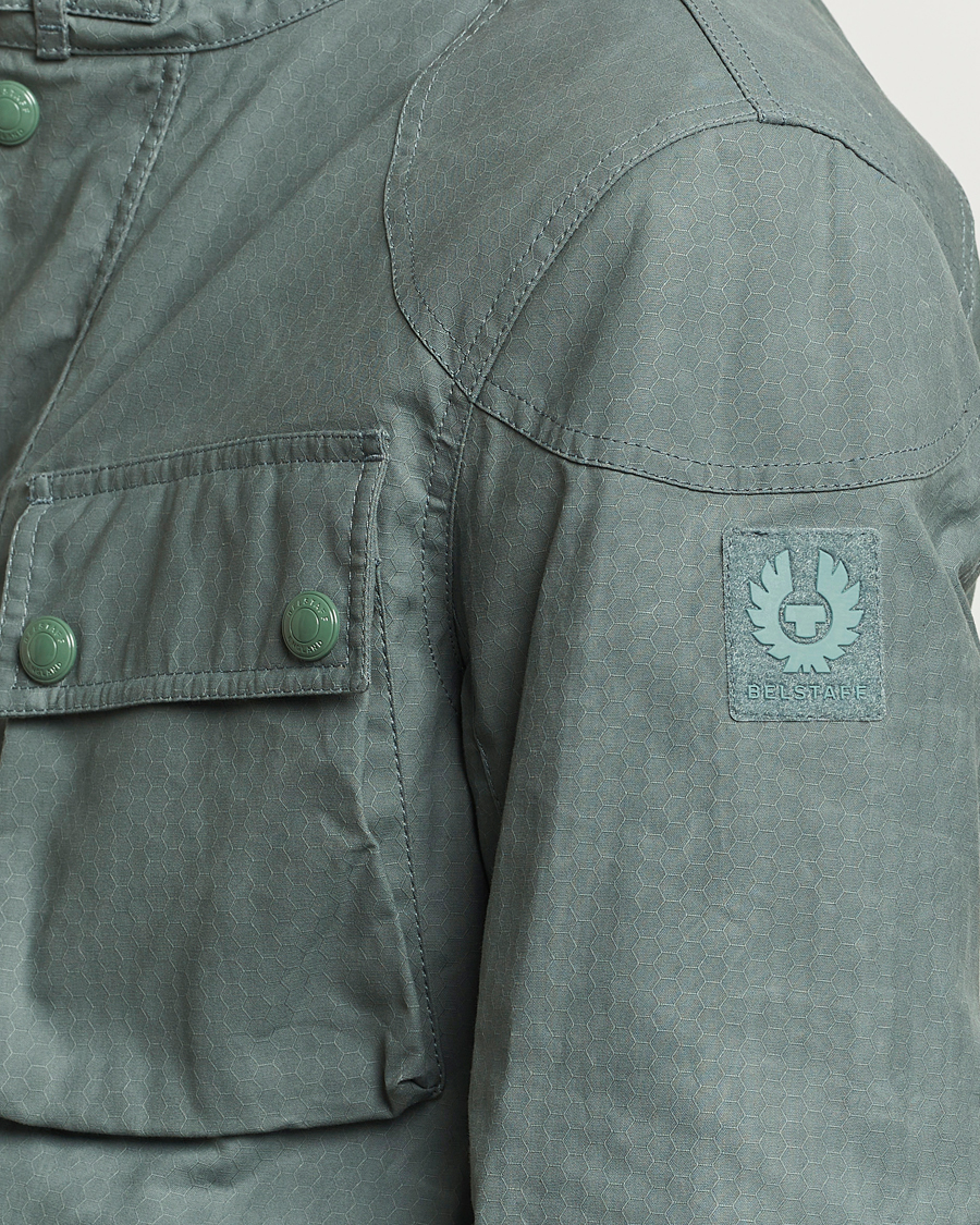 Men | Coats & Jackets | Belstaff | Landsport Dry Wax Fieldmaster Mineral Green
