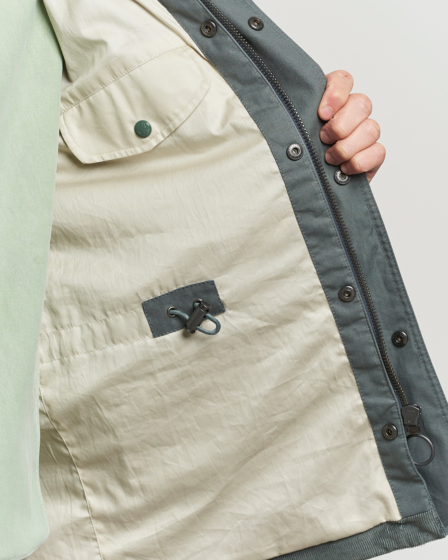 Men | Coats & Jackets | Belstaff | Landsport Dry Wax Fieldmaster Mineral Green