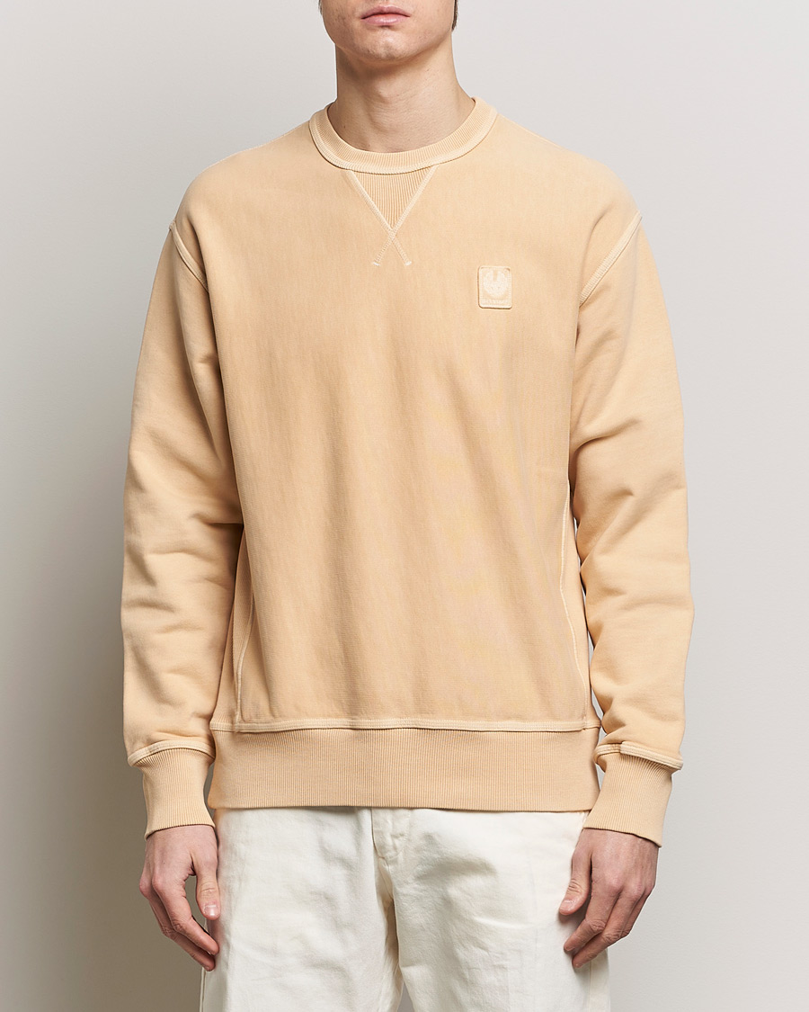 Men | Sweaters & Knitwear | Belstaff | Outliner Cotton Crew Neck Peach