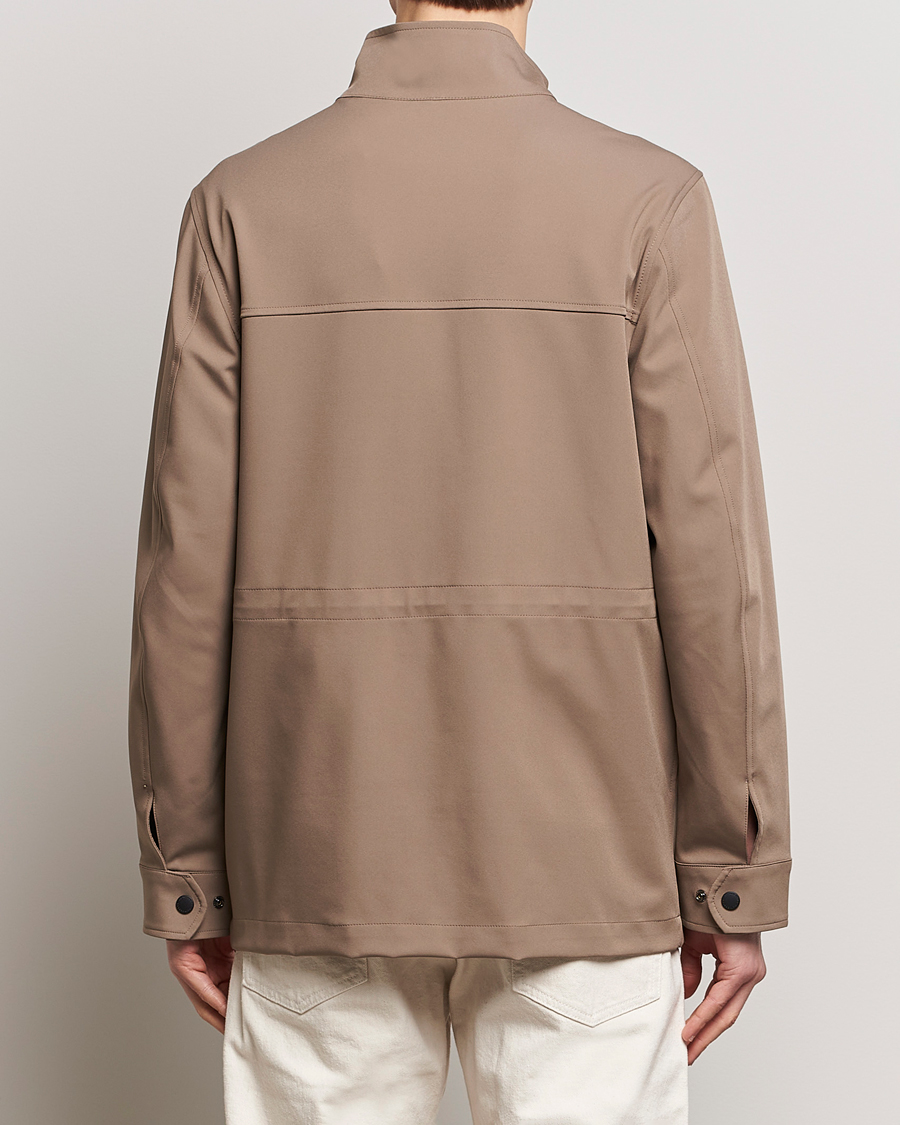 Men | Coats & Jackets | J.Lindeberg | Ripley 4-Way Stretch Field Jacket Walnut