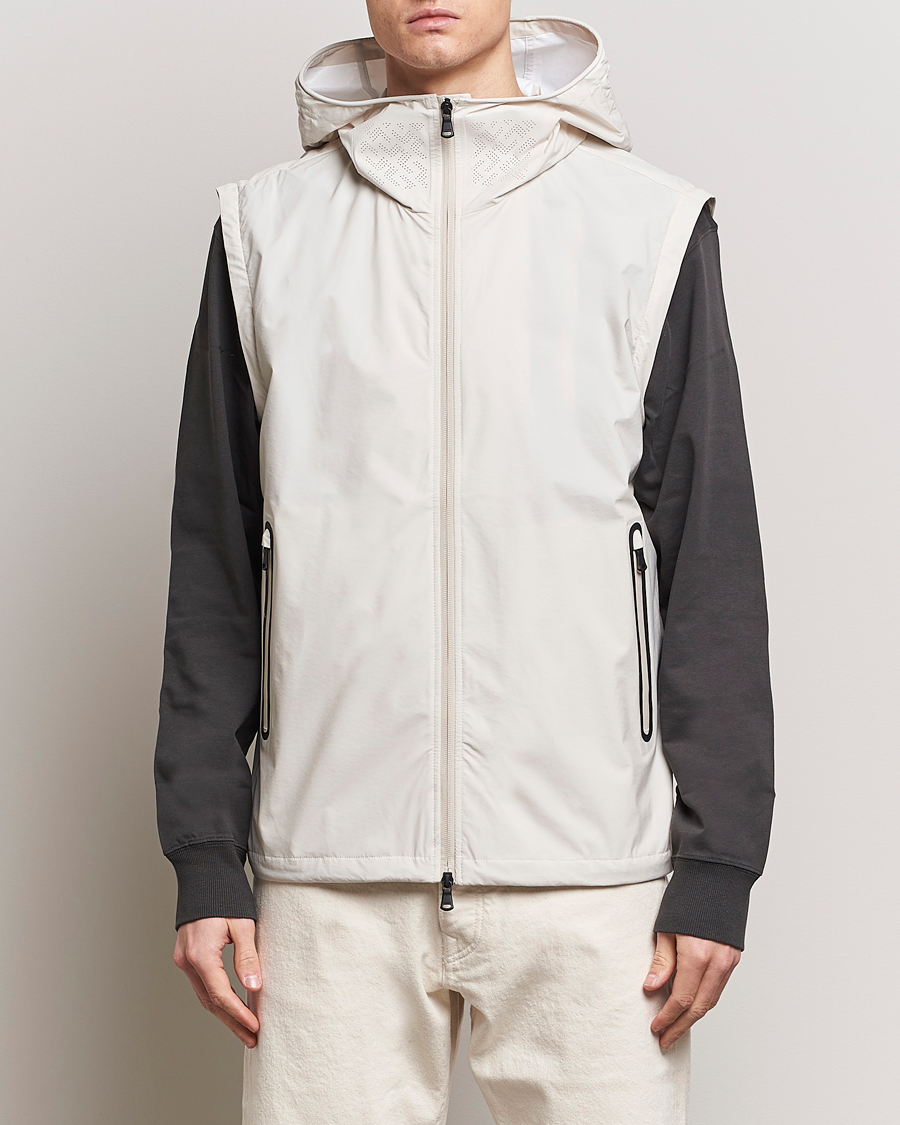 Men | Coats & Jackets | J.Lindeberg | Allen Convertible 3L Jacket Moonbeam