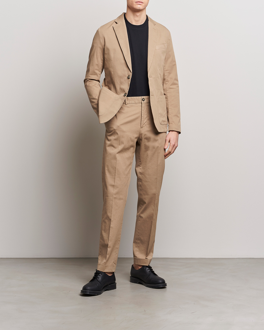 Men | Trousers | J.Lindeberg | Lois Garment Dye Pants Batique Khaki