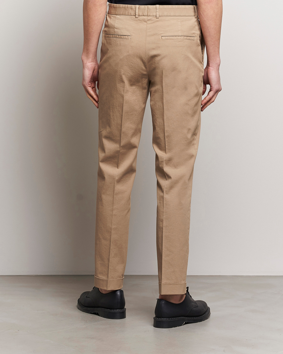Men | Trousers | J.Lindeberg | Lois Garment Dye Pants Batique Khaki