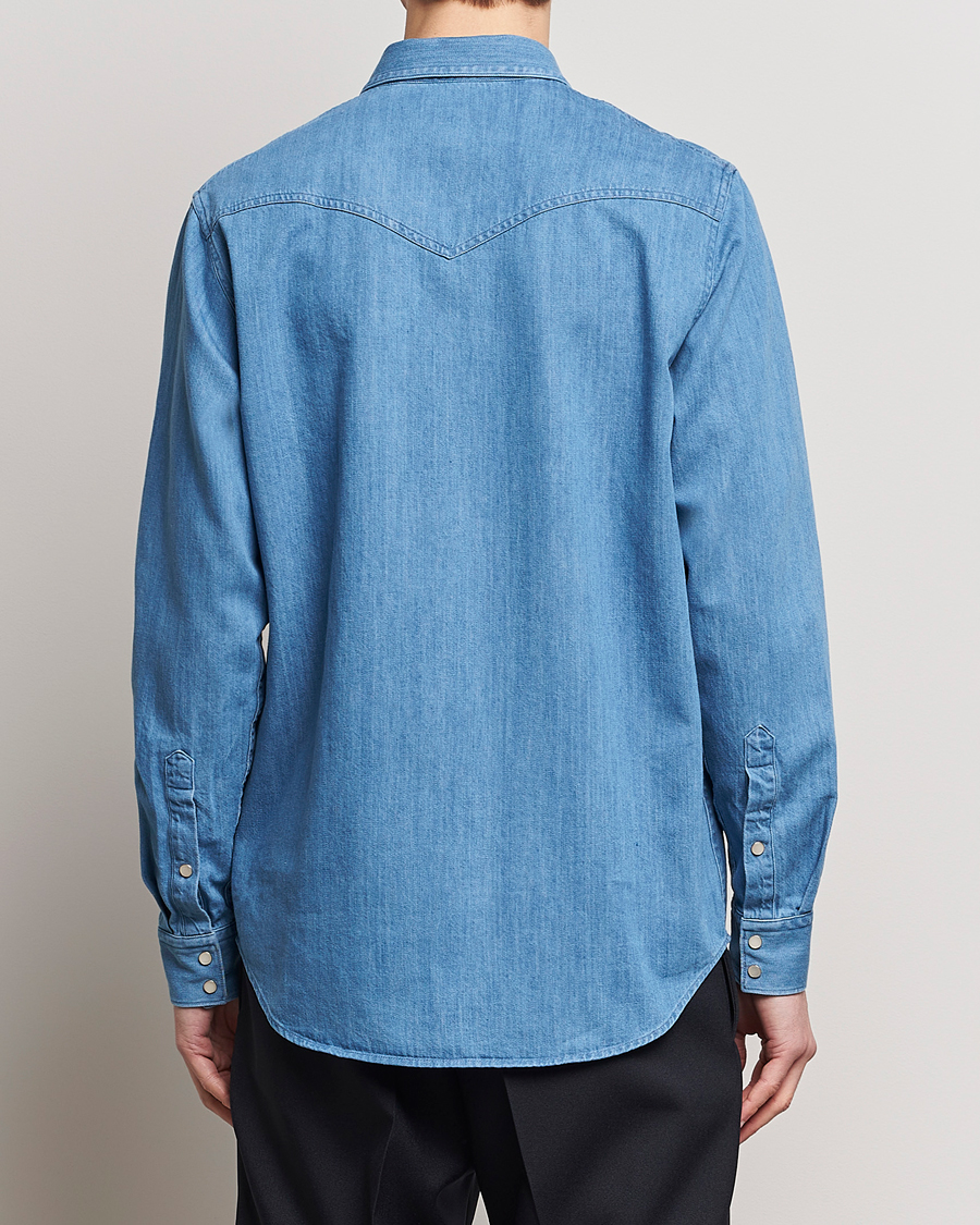 Men | Shirts | J.Lindeberg | Carson Denim Shirt Bijou Blue