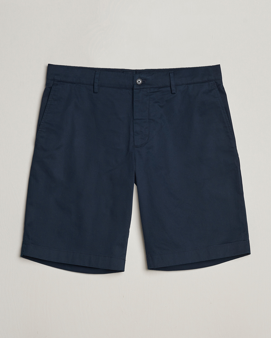 Men | Shorts | J.Lindeberg | Nathan Cloud Satin Shorts Navy