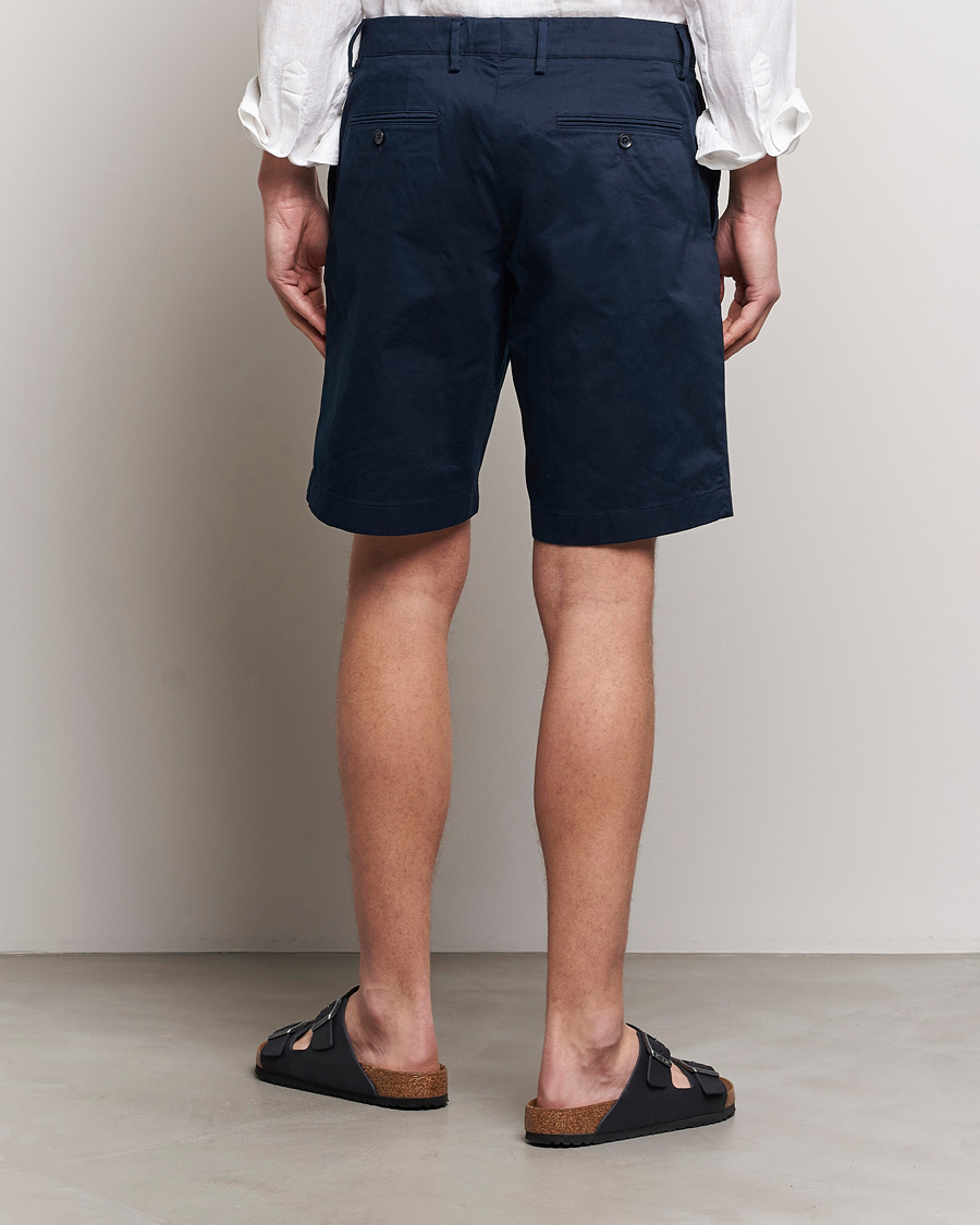 Men | Shorts | J.Lindeberg | Nathan Cloud Satin Shorts Navy