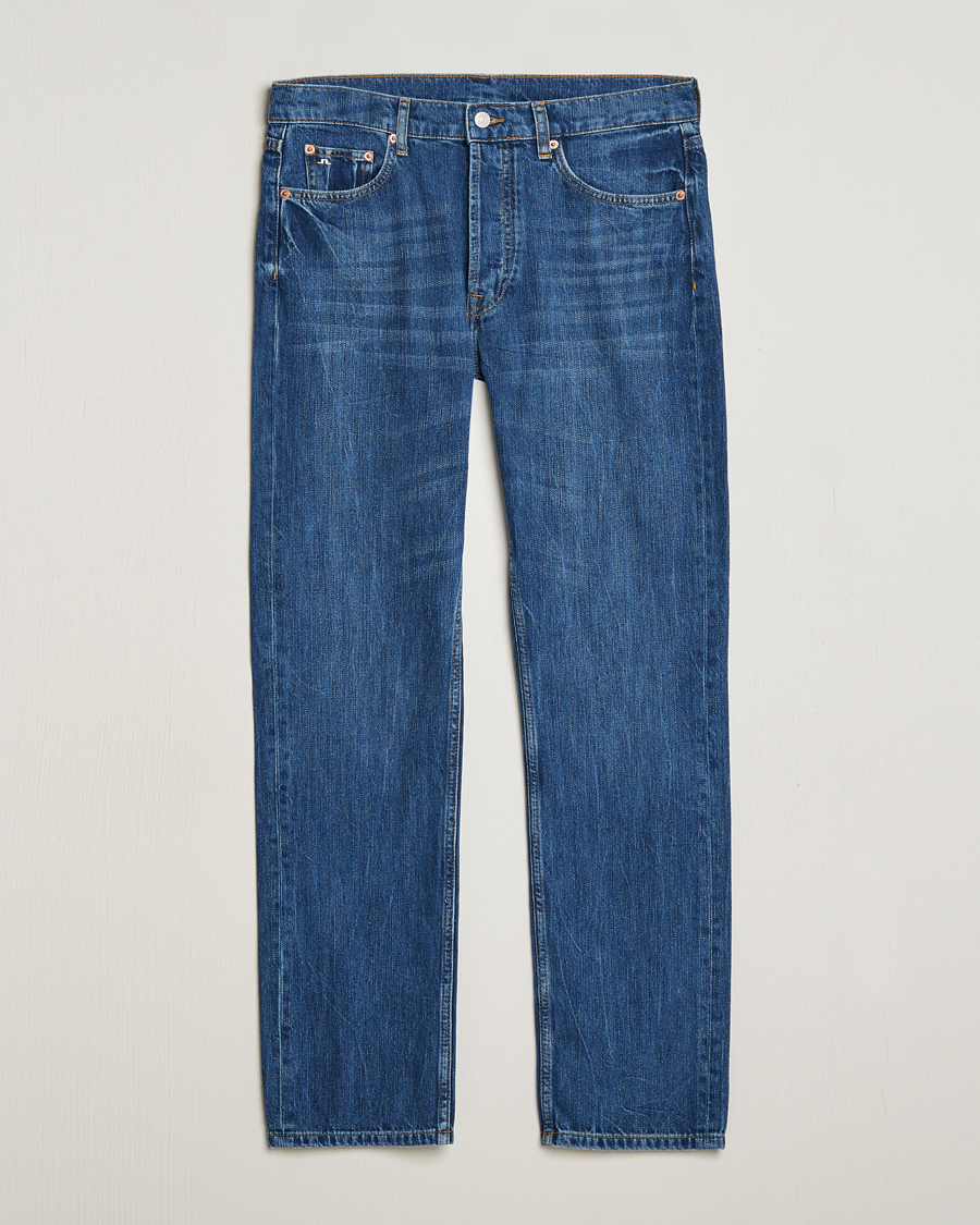 Men | Jeans | J.Lindeberg | Cody Slub Regular Jeans Mid Blue