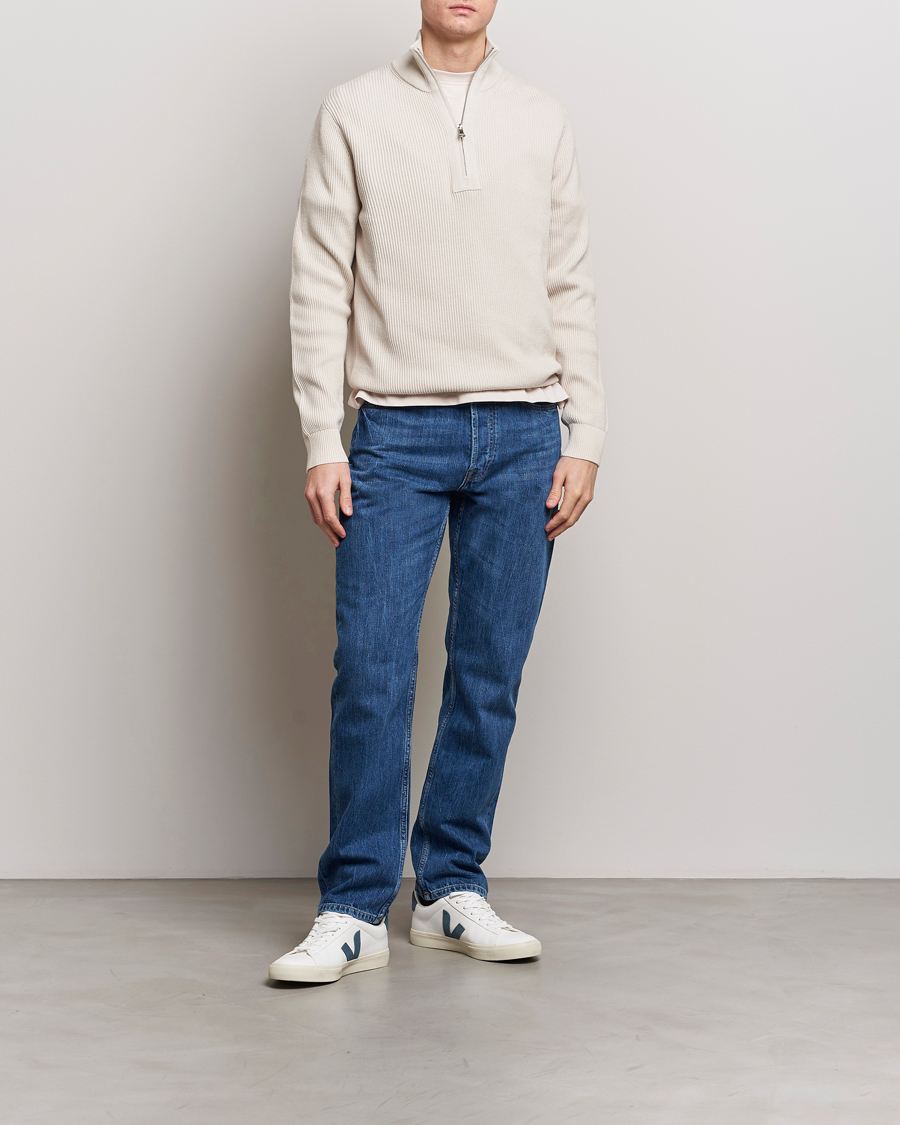 Men | Jeans | J.Lindeberg | Cody Slub Regular Jeans Mid Blue
