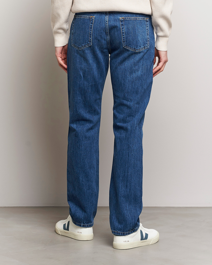 Men | Jeans | J.Lindeberg | Cody Slub Regular Jeans Mid Blue