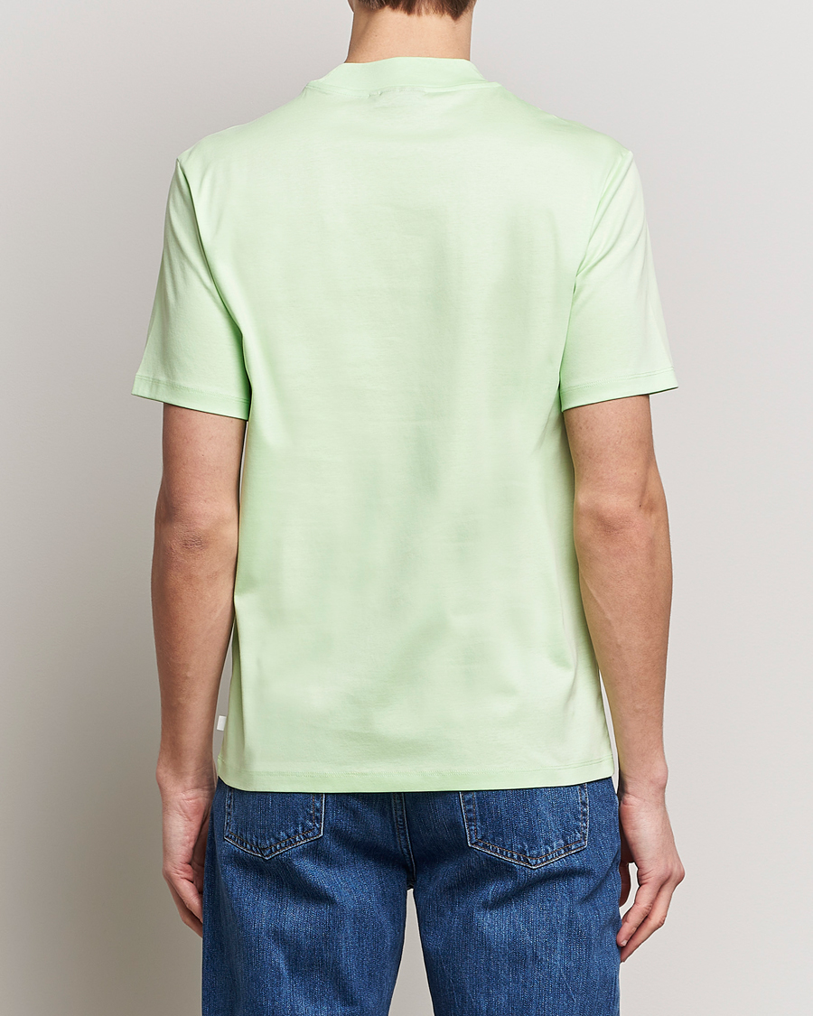 Men | T-Shirts | J.Lindeberg | Ace Mock Neck T-Shirt Paradise Green