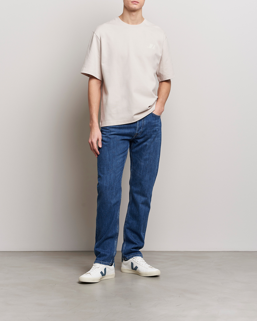Men | T-Shirts | J.Lindeberg | Cameron Loose T-Shirt Moonbeam