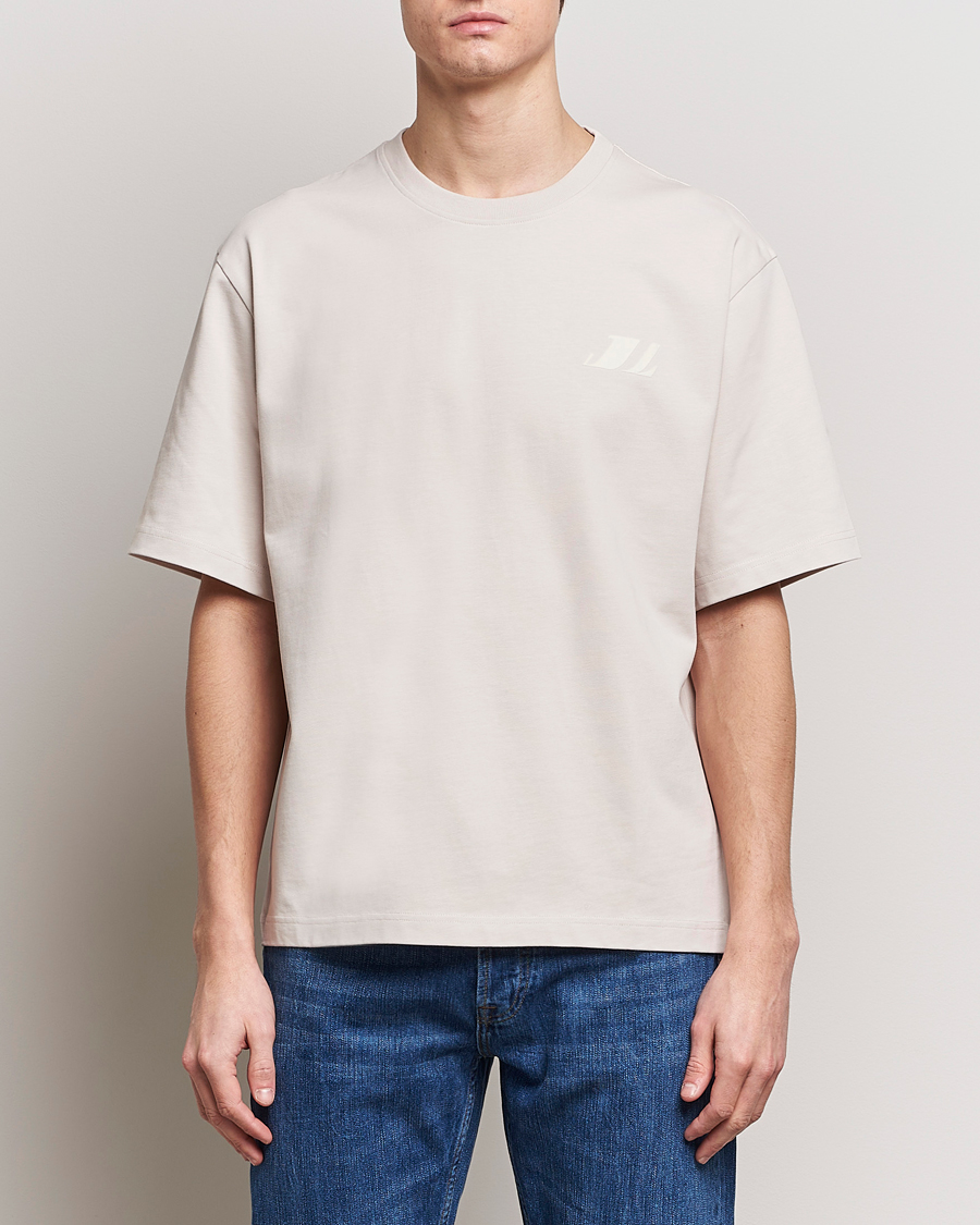 Men | T-Shirts | J.Lindeberg | Cameron Loose T-Shirt Moonbeam