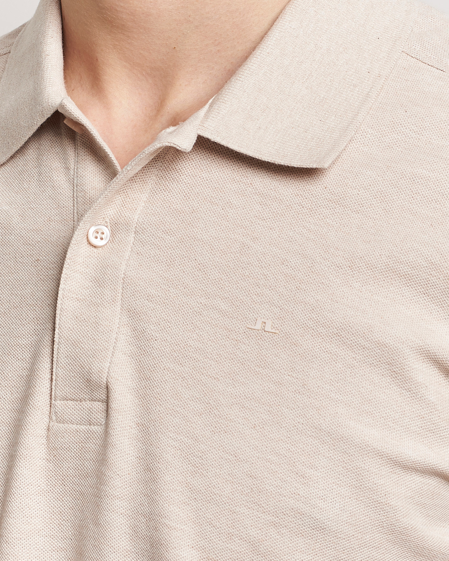 Men | Polo Shirts | J.Lindeberg | Troy Polo Shirt Moonbeam