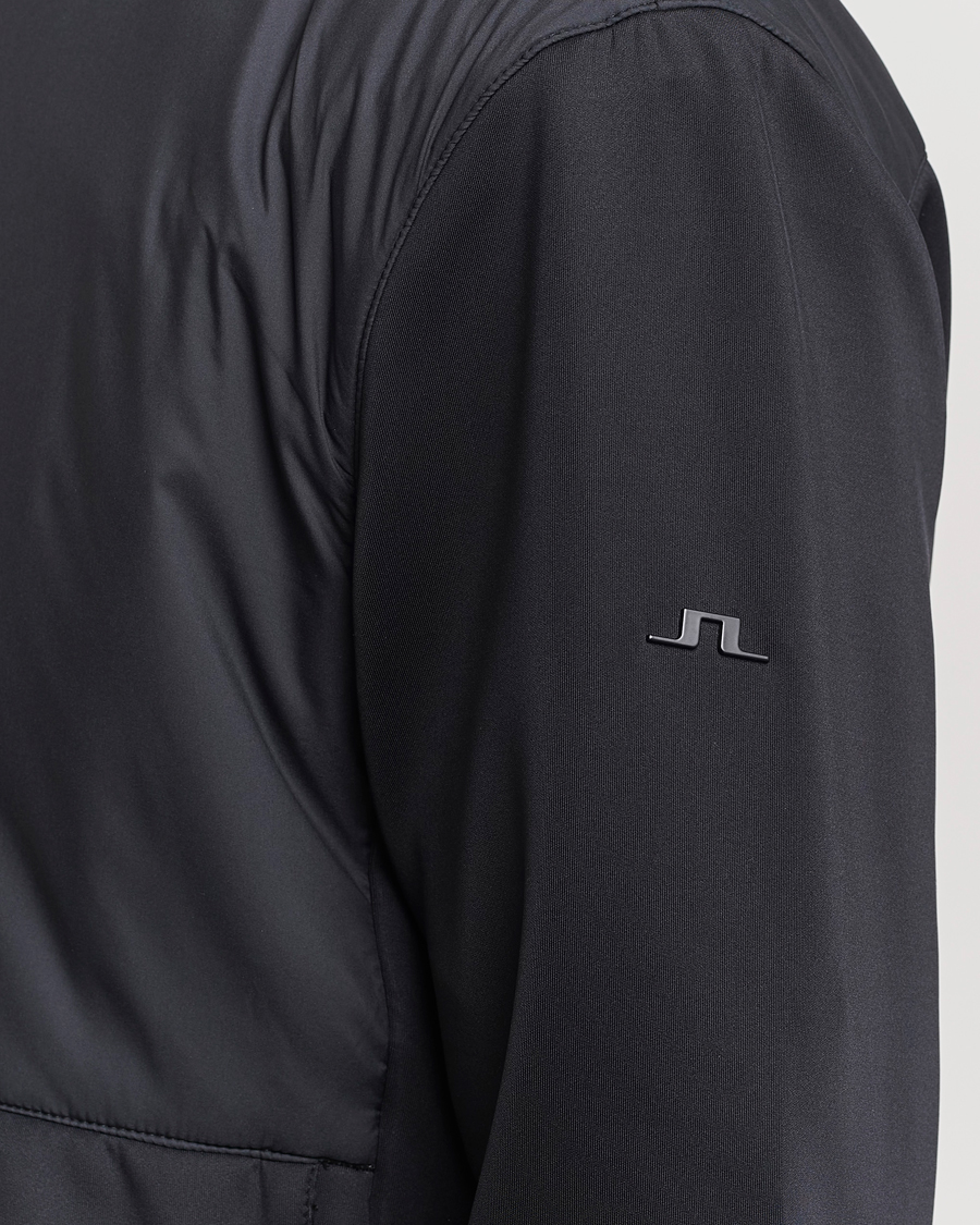 Men | Sweaters & Knitwear | J.Lindeberg | Dovid Hybrid Jacket Black