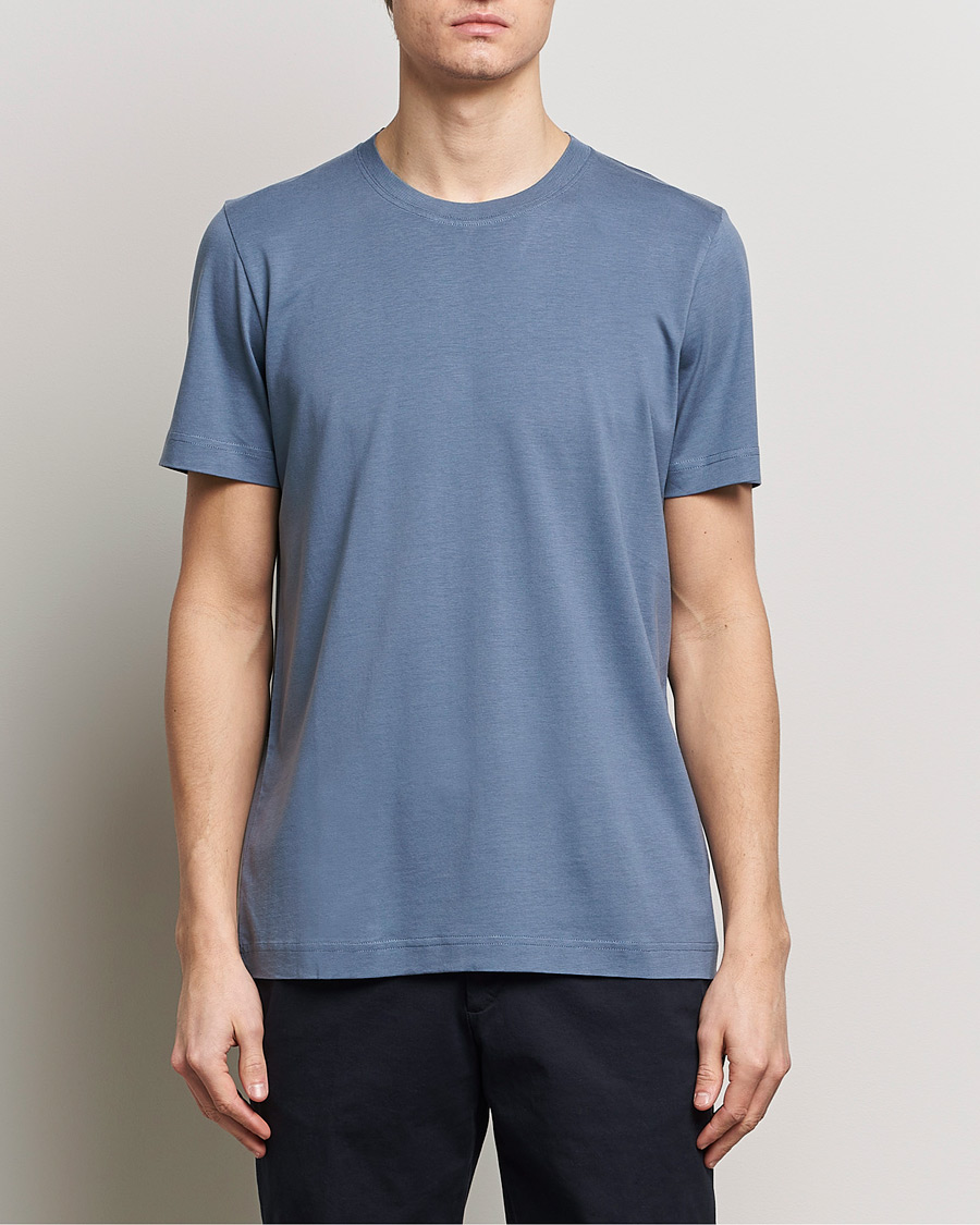 Men | T-Shirts | CDLP | Crew Neck Tee Steel Blue