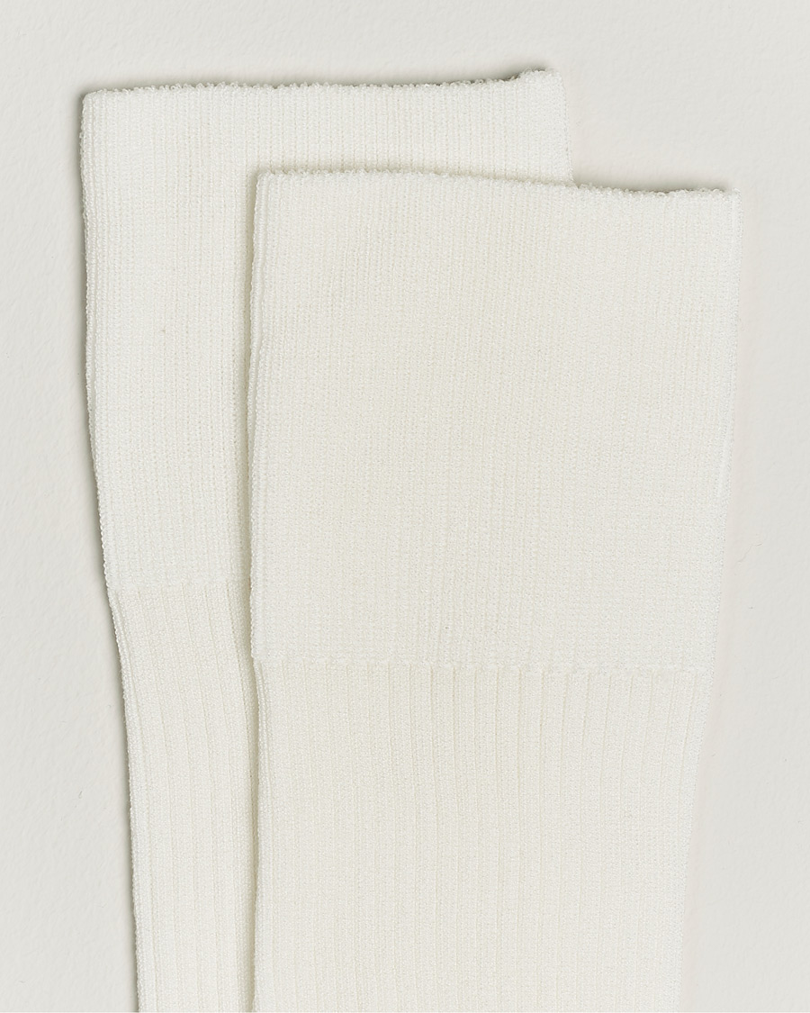 Men | Underwear & Socks | CDLP | Cotton Rib Socks White