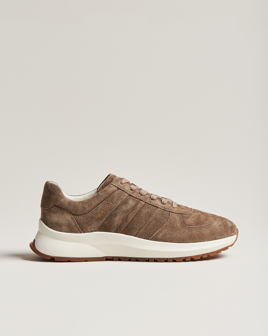 Men | Bally Darsyl Suede Running Sneaker Deep Sepia | Bally | Darsyl Suede Running Sneaker Deep Sepia