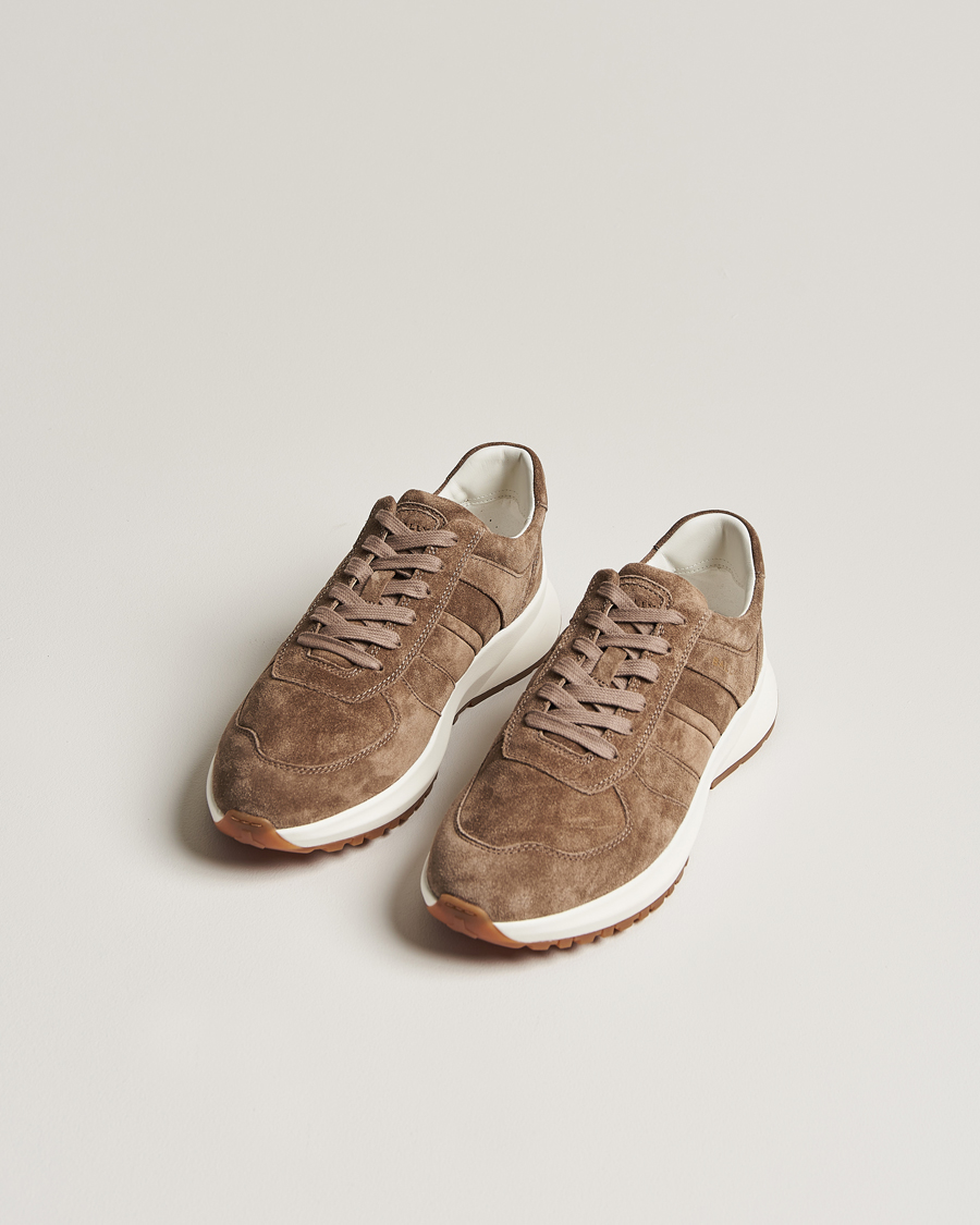 Men | Bally Darsyl Suede Running Sneaker Deep Sepia | Bally | Darsyl Suede Running Sneaker Deep Sepia