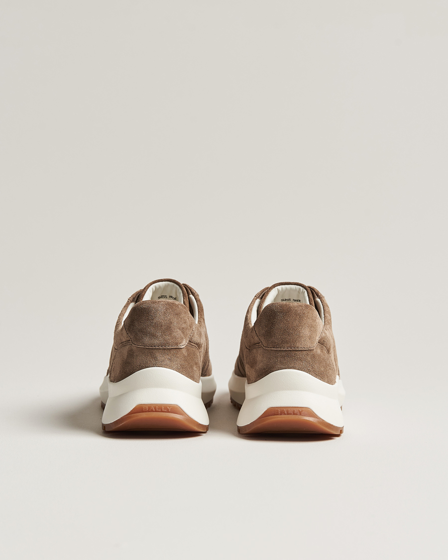 Men | Bally Darsyl Suede Running Sneaker Deep Sepia | Bally | Darsyl Suede Running Sneaker Deep Sepia