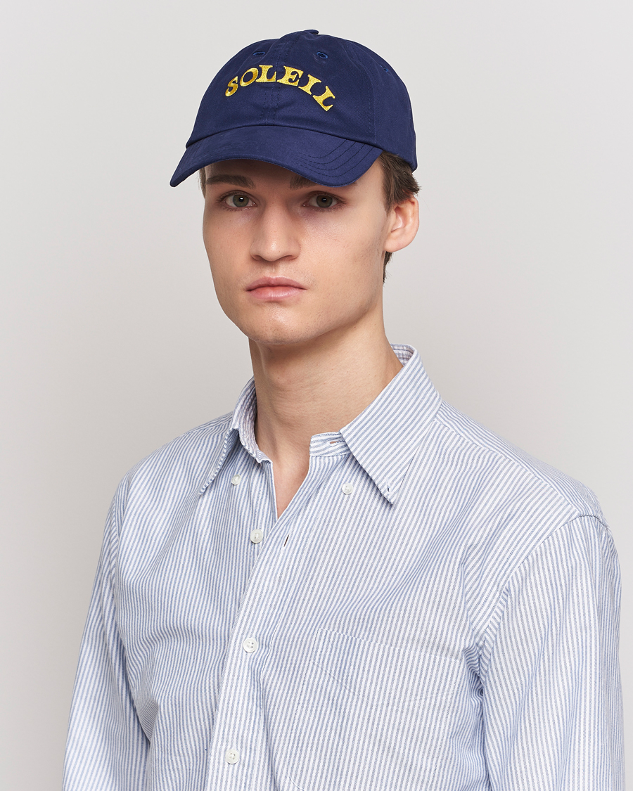 Men | Drake's Soleil Baseball Cap Navy | Drake's | Soleil Baseball Cap Navy