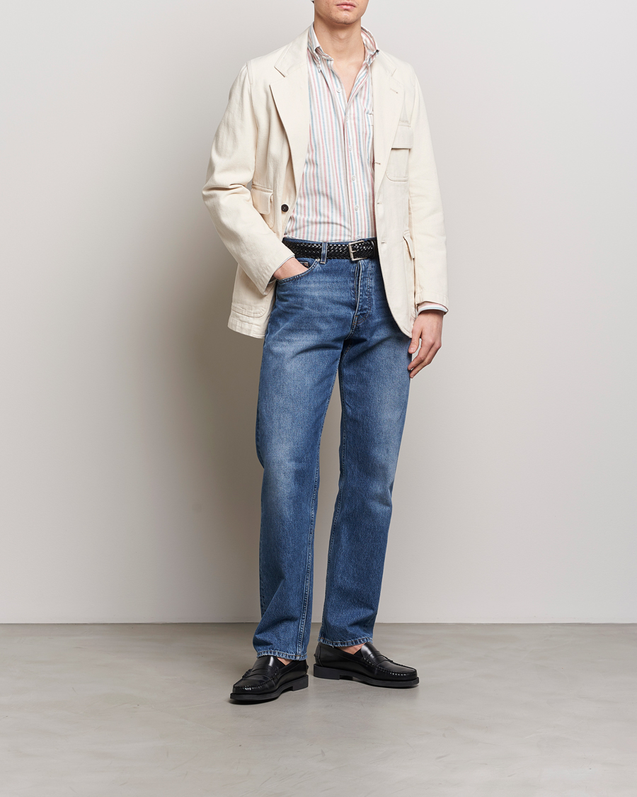 Men | Blazers | Drake's | MKIV Denim Games Blazer Ecru