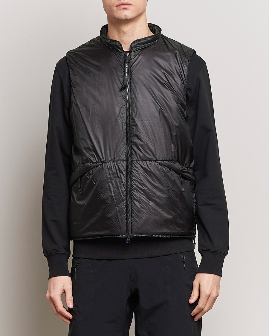 Men | Coats & Jackets | C.P. Company | Nada Shell Primaloft Ripstop Vest Black