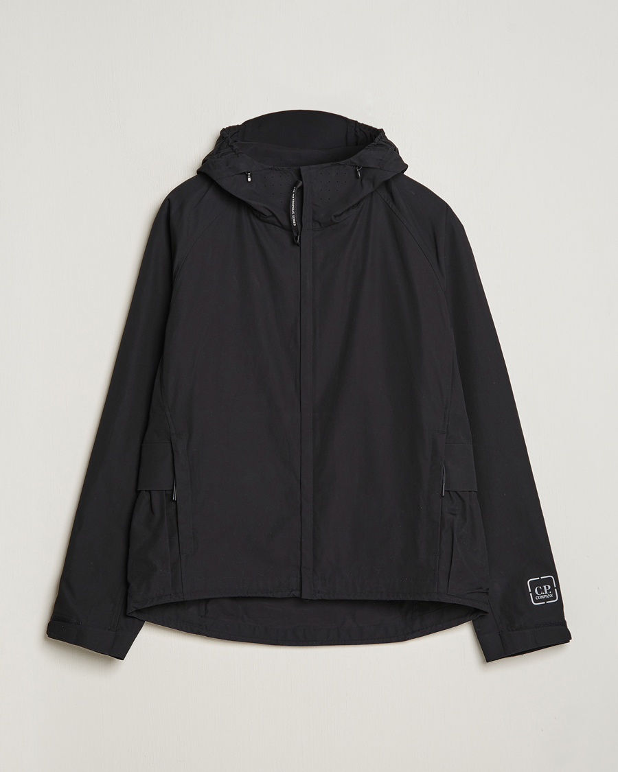 Men | Coats & Jackets | C.P. Company | Metropolis Water Resistant Hyst Cotton Jacket Black