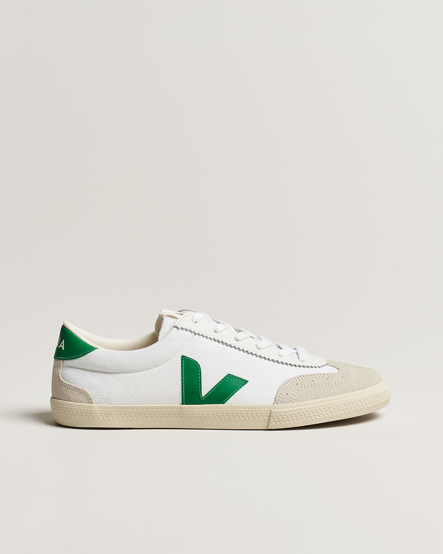 Men | Veja Volley Sneaker White/Emeraude | Veja | Volley Sneaker White/Emeraude
