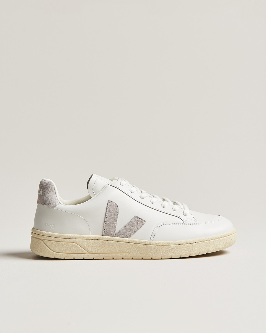 Men | Sneakers | Veja | V-12 Sneaker Extra White/Light Grey