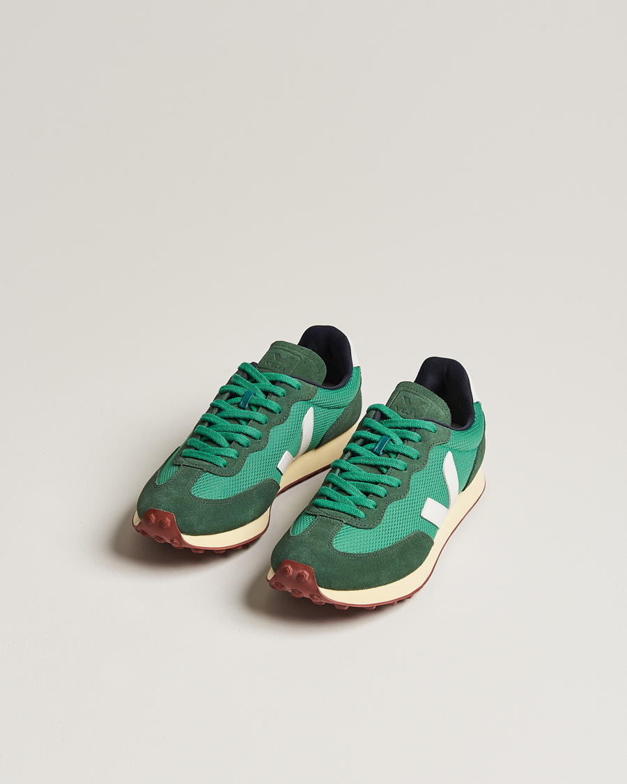 Men | Veja Rio Branco Running Sneaker Emeraude/White | Veja | Rio Branco Running Sneaker Emeraude/White