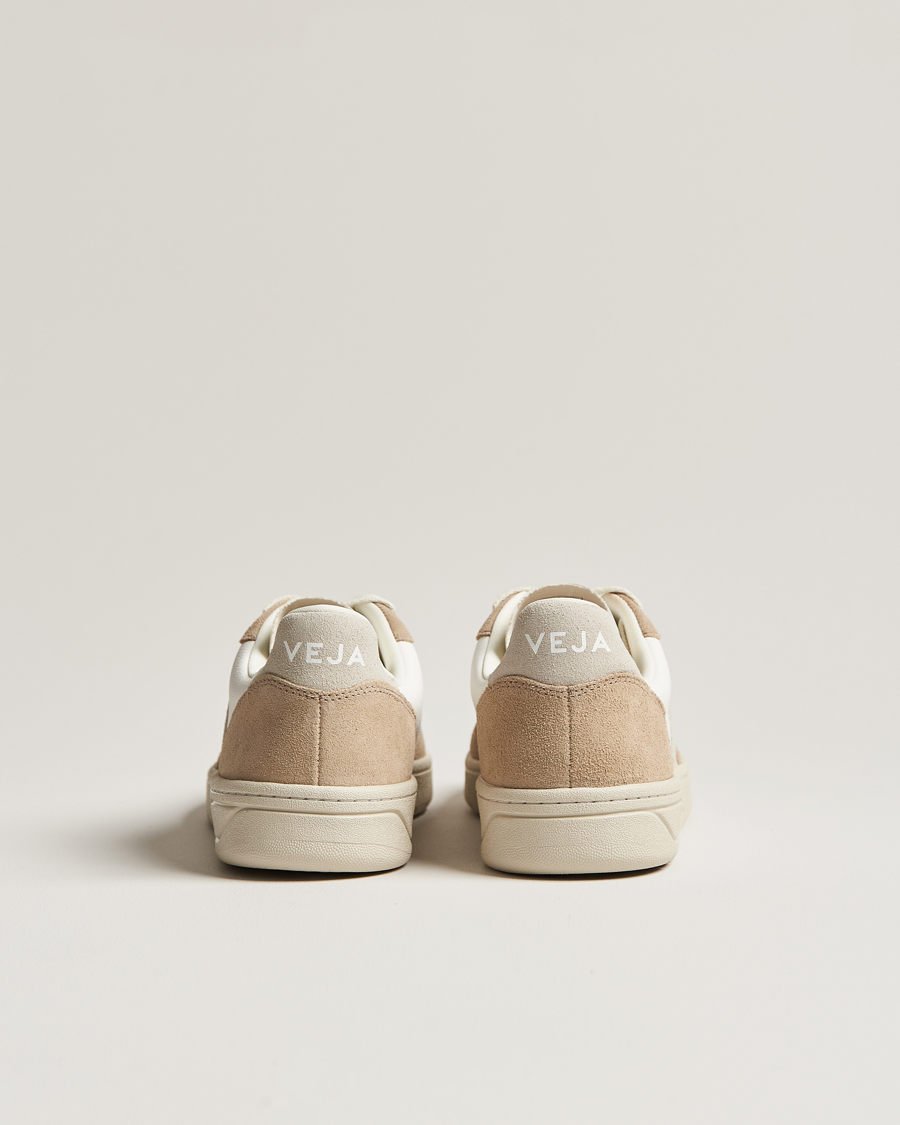 Men | Veja V-10 Chromefree Leather Extra White/Natural Sahara | Veja | V-10 Chromefree Leather Extra White/Natural Sahara