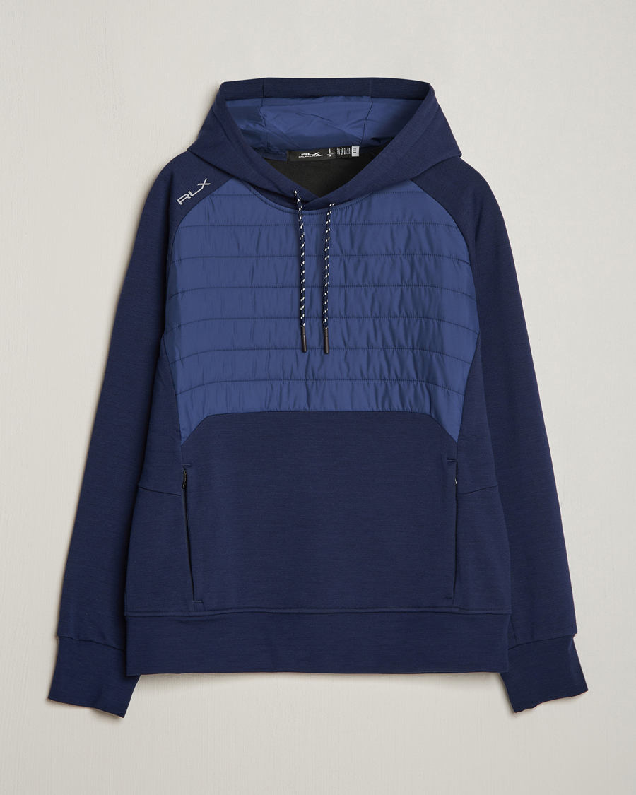 Men | Sweaters & Knitwear | RLX Ralph Lauren | Performance Hybrid Hoodie Refined Navy