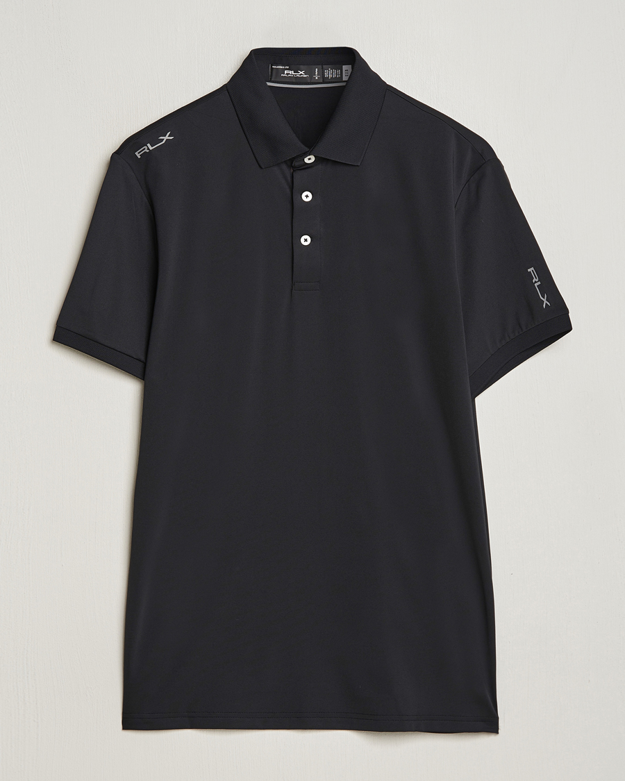 Men | Polo Shirts | RLX Ralph Lauren | Airflow Active Jersey Polo Polo Black